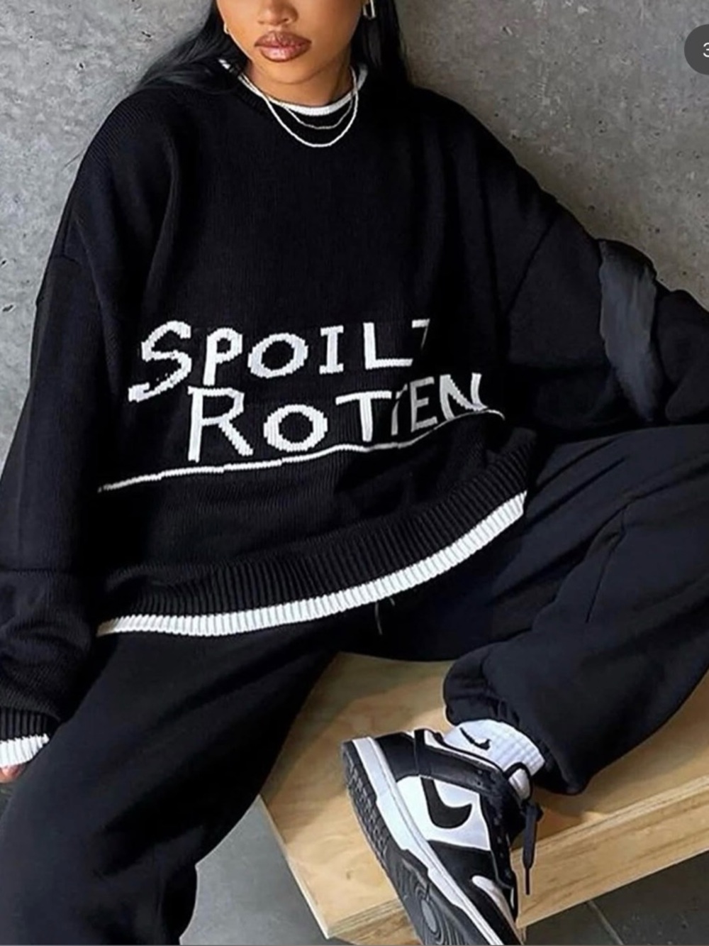Sisters and Seekers Spoilt Rotten Sweater